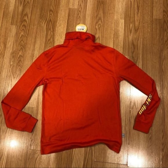 Orange Long Sleeve Men's Shirt - Picture 2 of 7